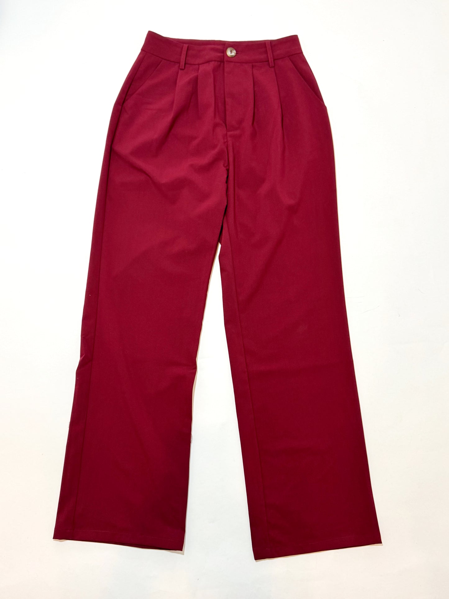 Burgundy Trousers